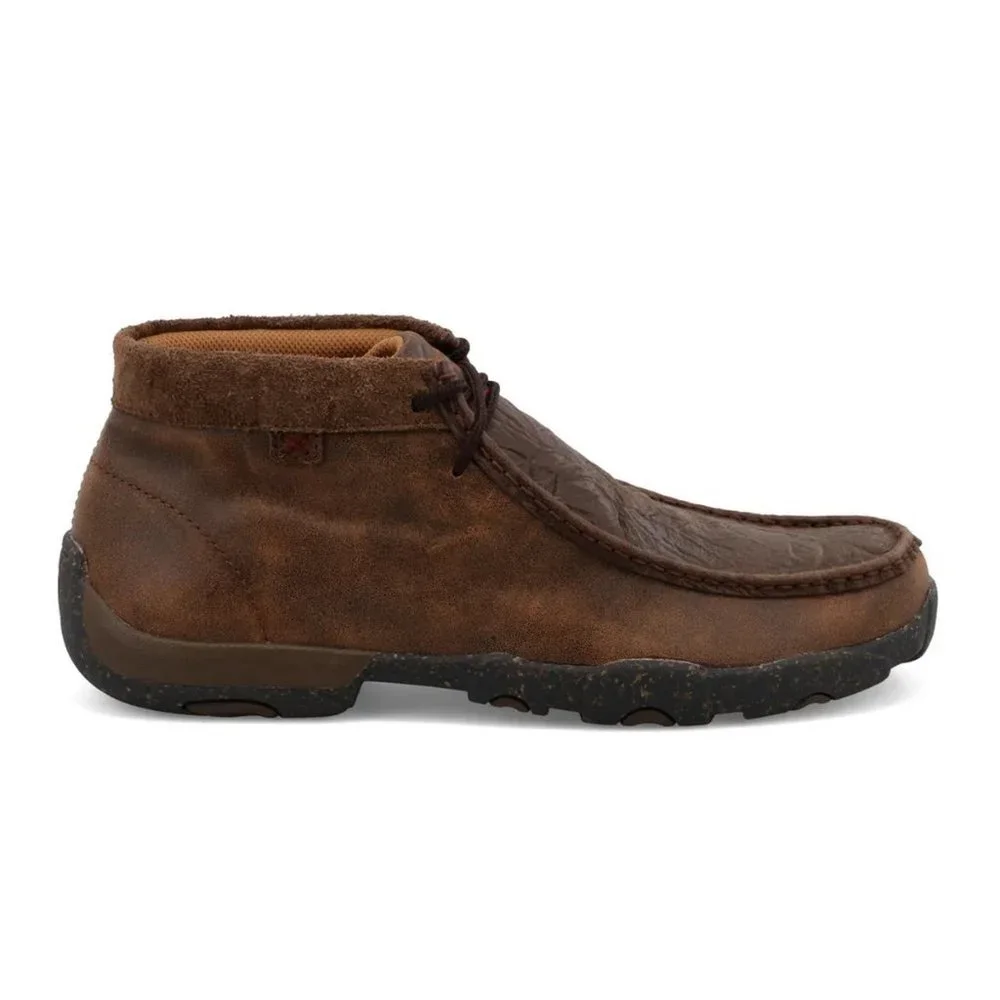 Twisted X (WIDE) Chocolate Chukka Boots Driving Mocs (New in Box) - Picture 4 of 6